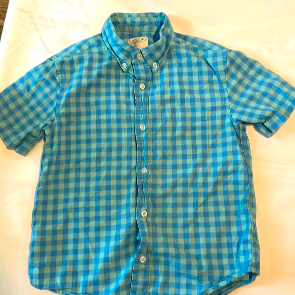 Crewcuts shirt short sleeve boys size 10